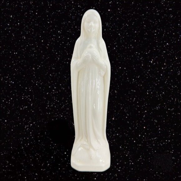 Vintage Sanmyro Japan Porcelain Virgin Mary Madonna Religious Figurine Ceramic - Picture 1 of 8